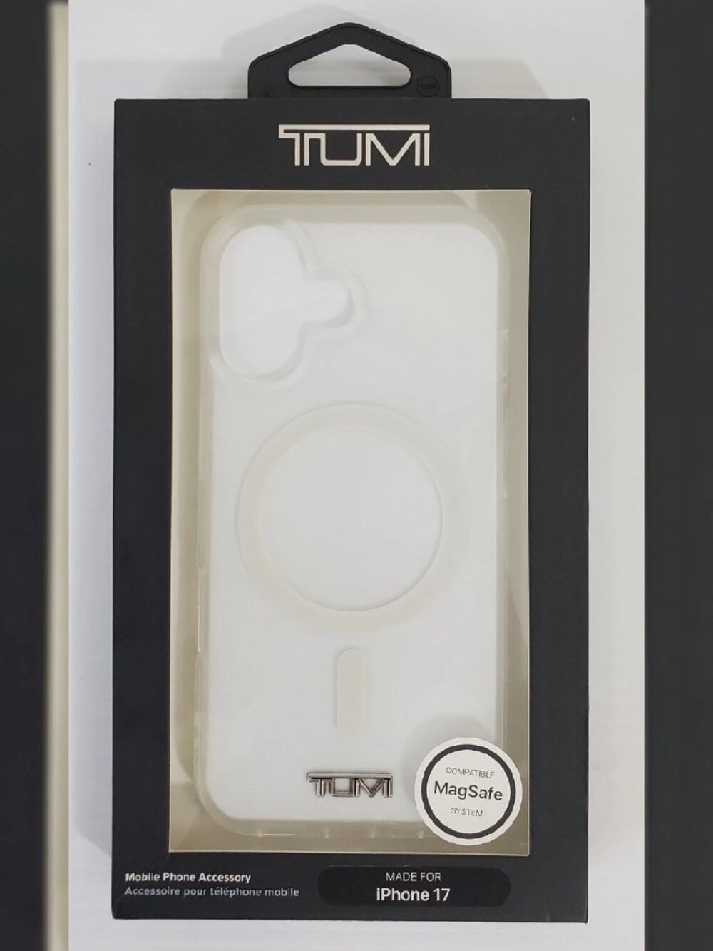 2026 TUMI MADE FOR iPHONE 17 CLEAR CASE COMPATIBLE MAG SAFE SYSTEM